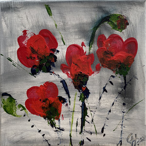 Roter Mohn 1 (20x20)